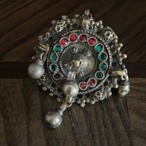Stunning Afghani Arabian Kuchi metal ring with bells